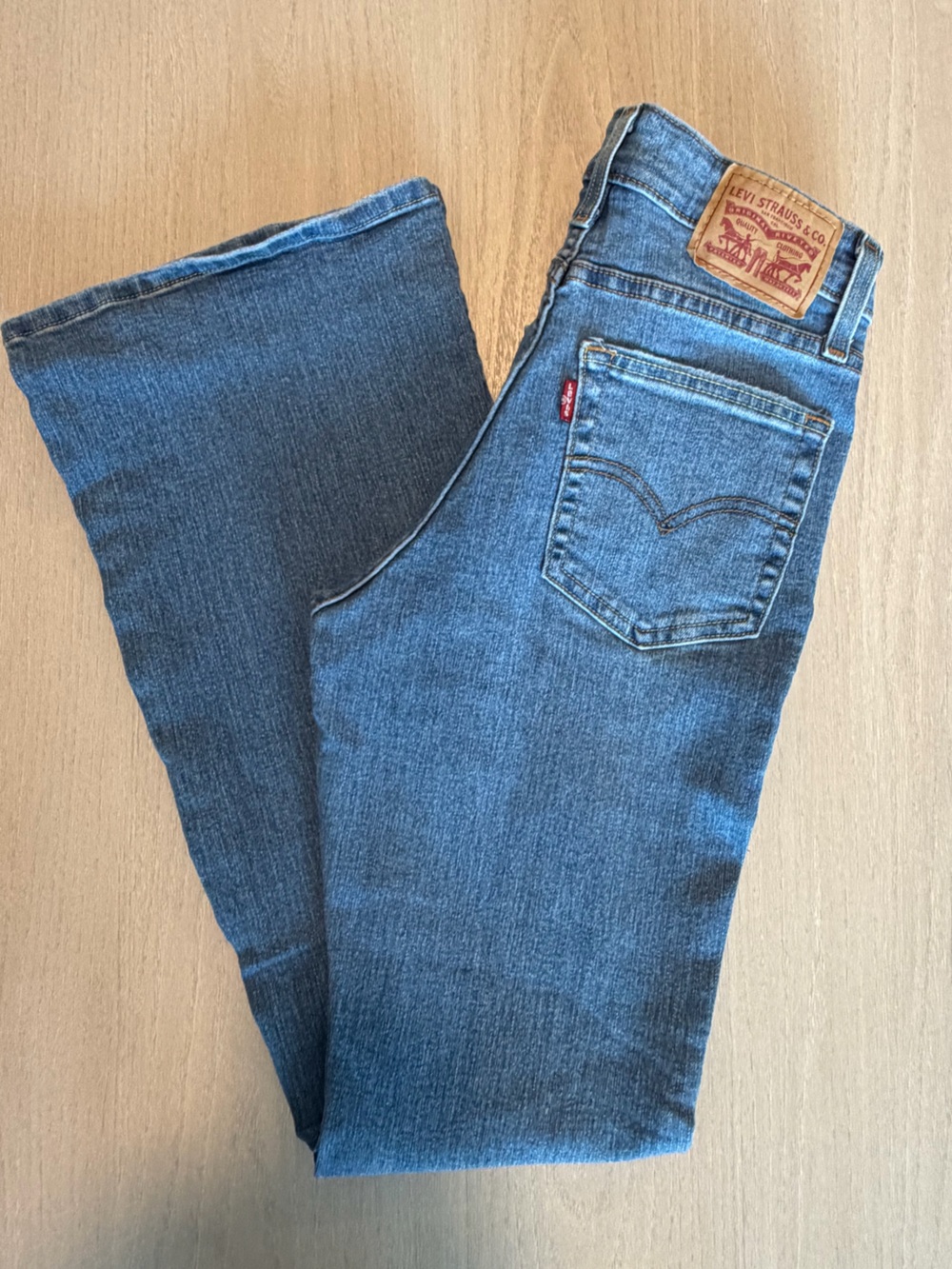 Levi's 726 Flare Light Blue Jeans